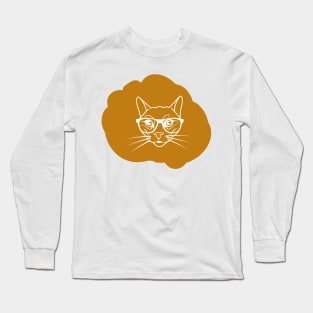 Cat in spectacles Long Sleeve T-Shirt